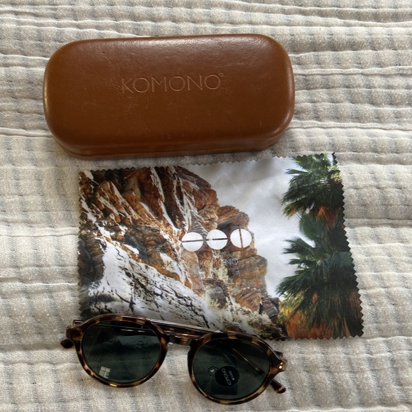 KOMONO VIVIEN METAL TORTOISE SILVER. NWOT - Picture 2 of 5